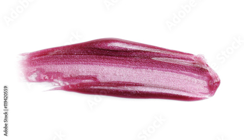 Wallpaper Mural Purple lip gloss texture isolated on white Torontodigital.ca