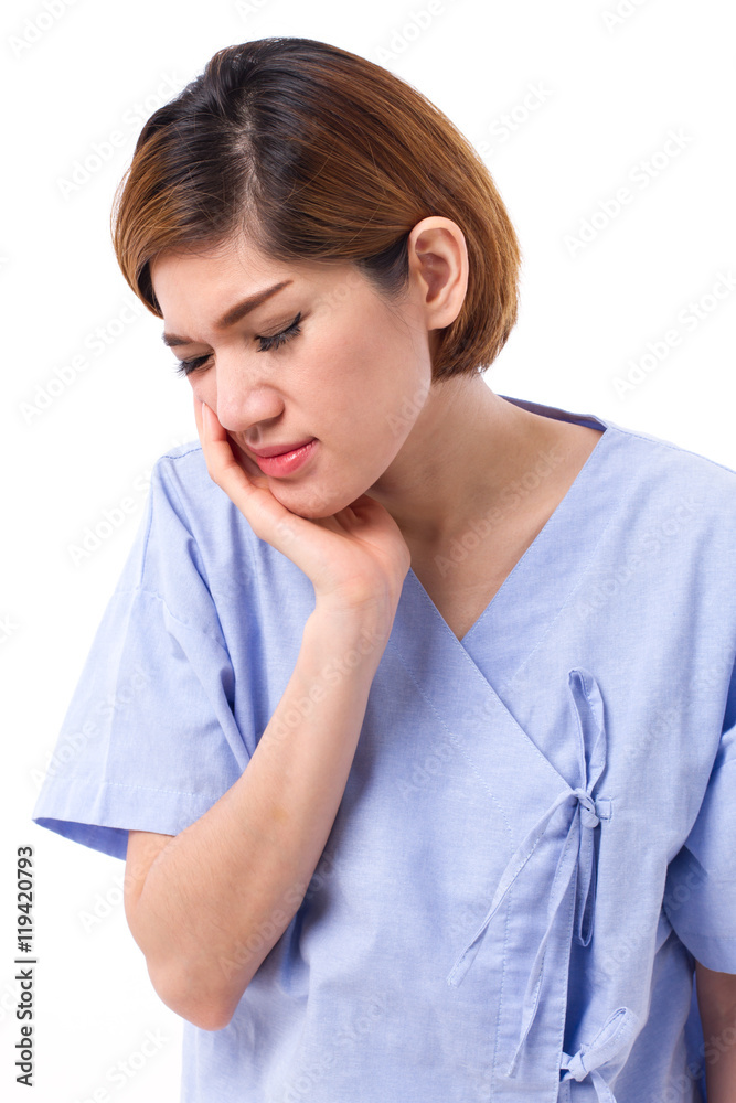 woman suffering from toothache, tooth decay or sensitivity woman suffering from toothache, tooth decay or sensitivity