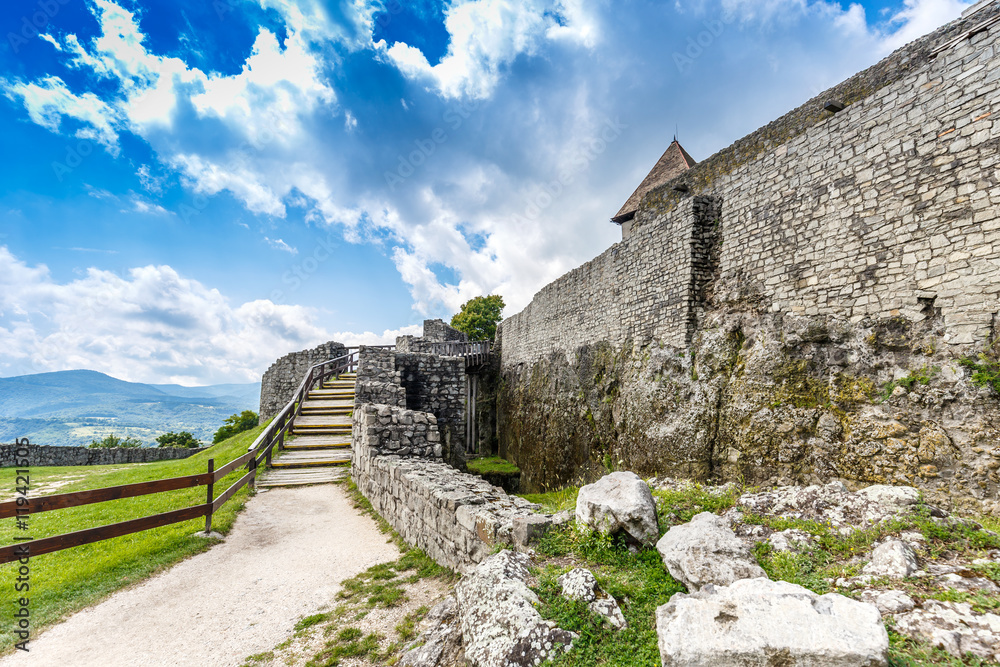 Citadel wall in Visegrad