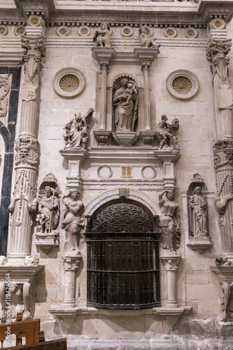  Interior of the cathedral of Cuenca, Chapel Muñoz, Cuenca, Spain photo