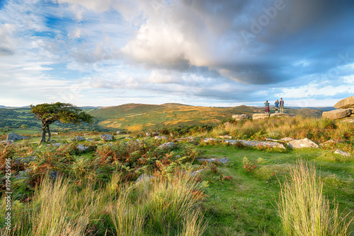 The View From Combestone Tor on Dartmoor photo