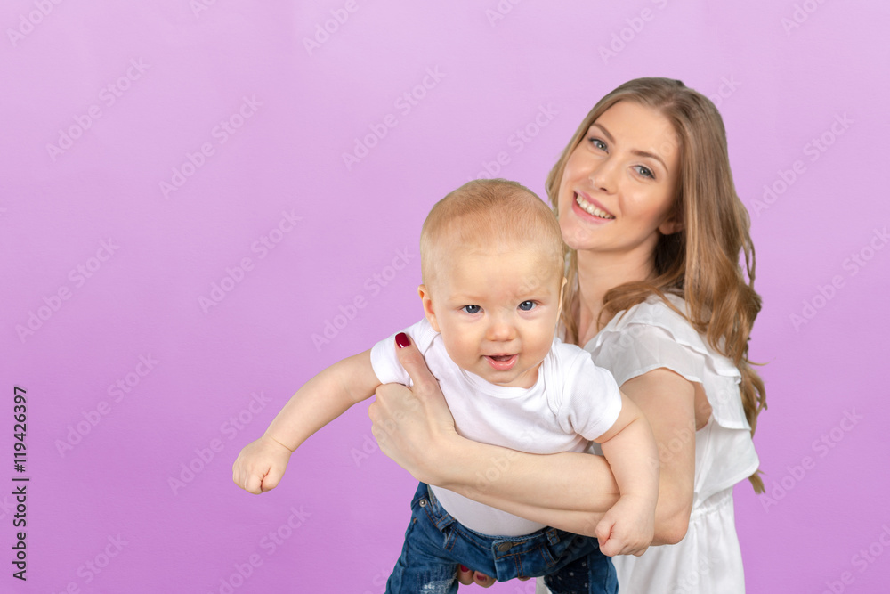 happy young mother with a child happy young mother with a child
