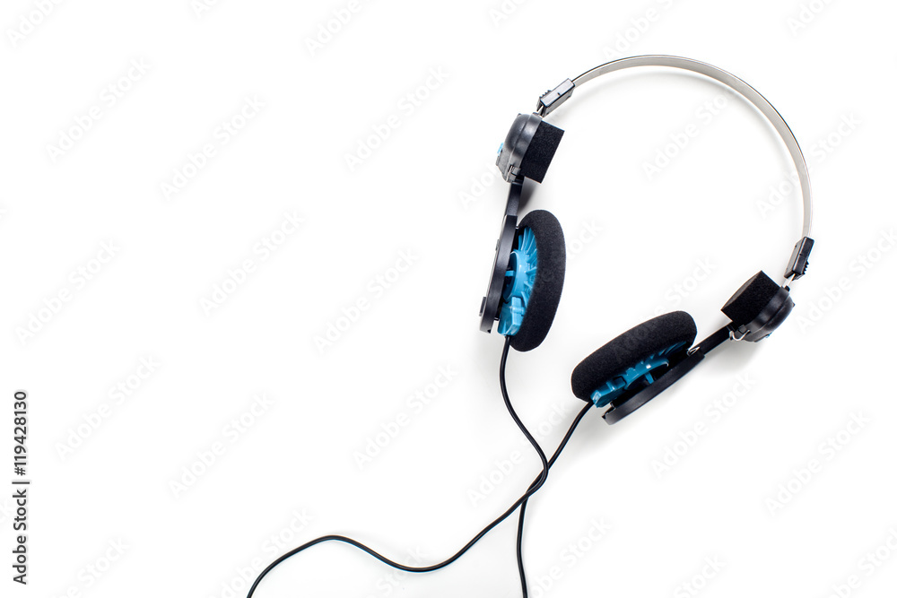 Headphones. Isolated on white background Headphones. Isolated on white background