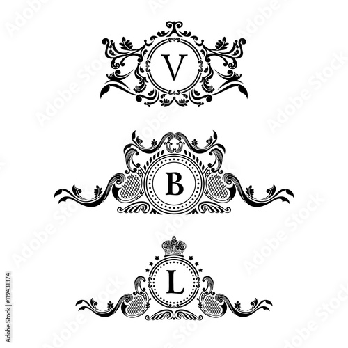 Vintage Decorative Elements Flourishes Calligraphic Ornament