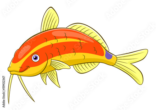 Cartoon goatfish