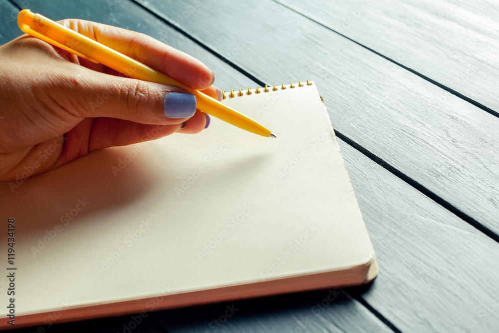 Writing concept Writing concept