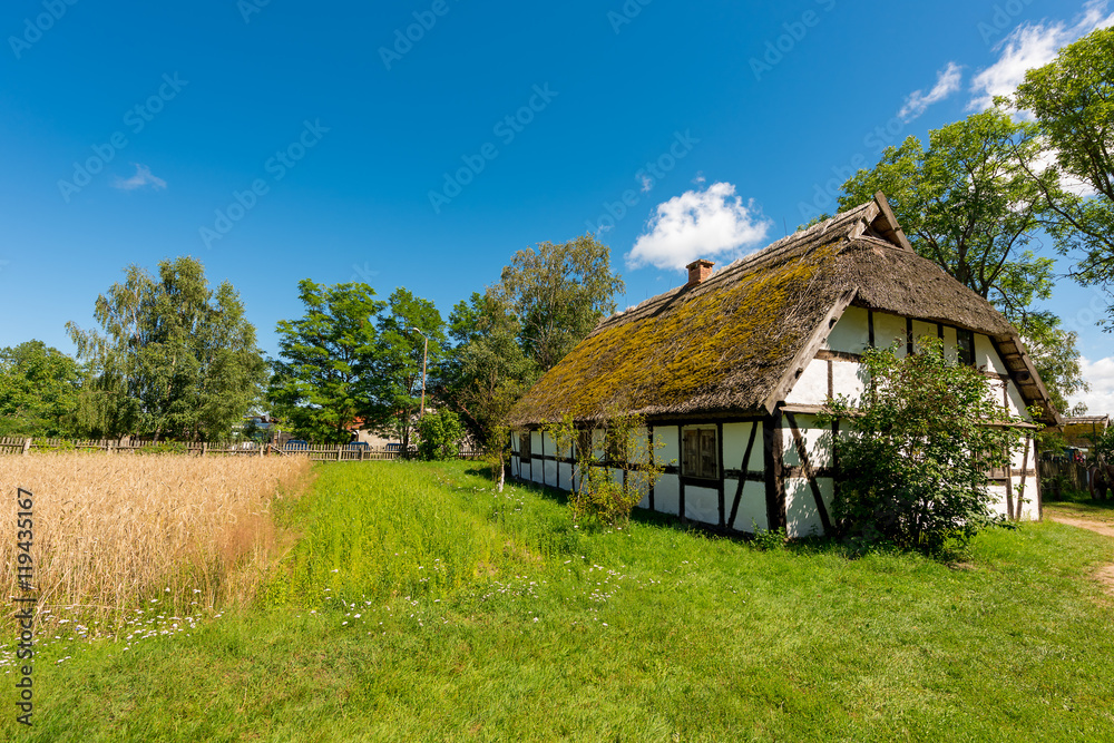 Obraz premium polish ethno- village