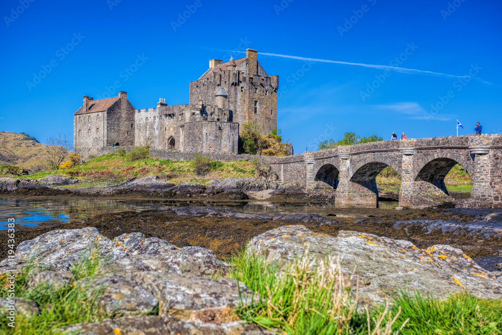 Eilean Donan Castle in Highlands of Scotland