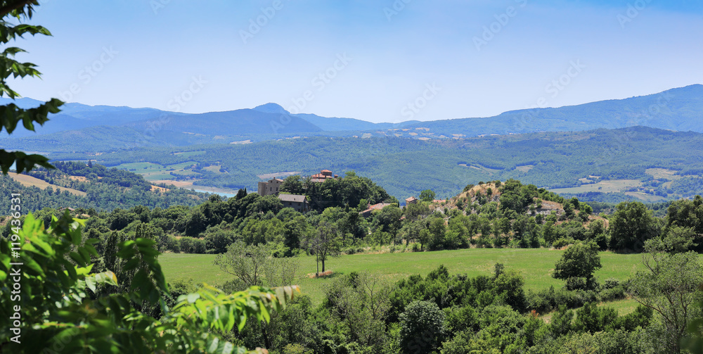 Agricultural landscape in Tuscany