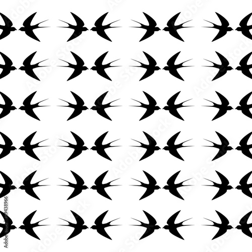 image of hand-drawn swallows