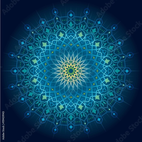 Marocco pattern arabic ornament abstract background