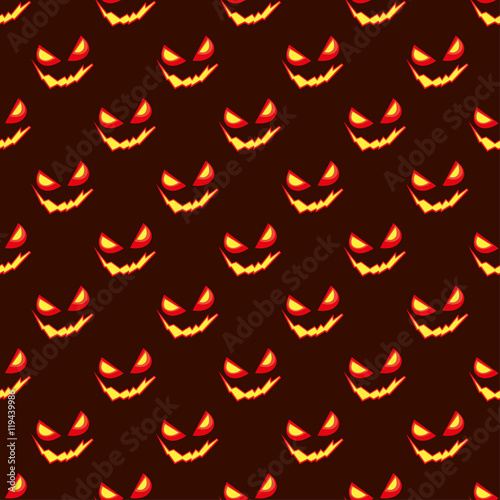 Seamless decorative vector background Happy Halloween. Print. Repeating background. Cloth design, wallpaper.