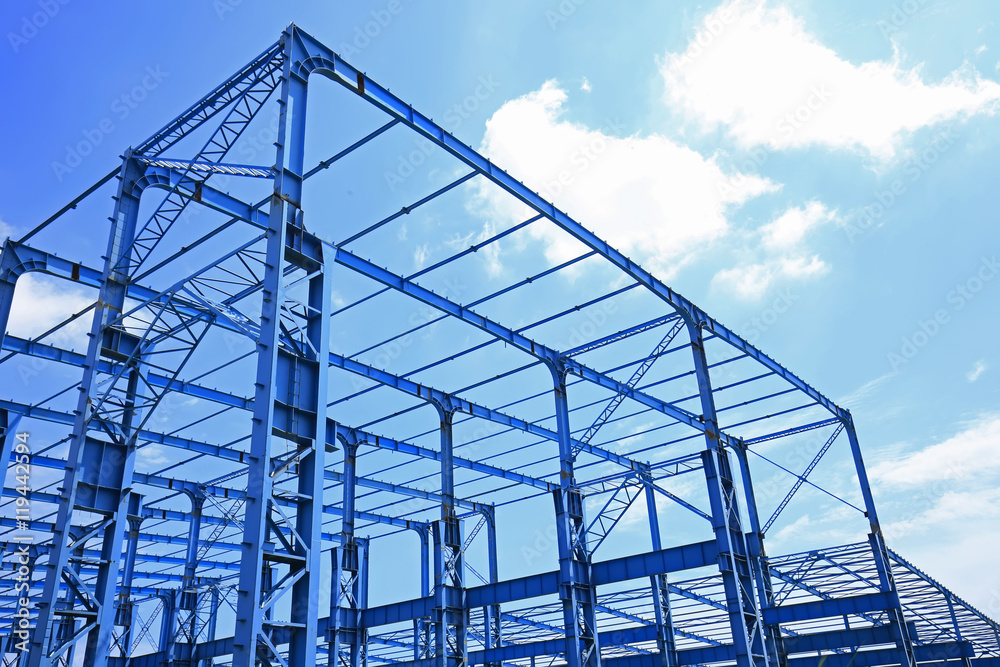The construction of steel structure The construction of steel structure