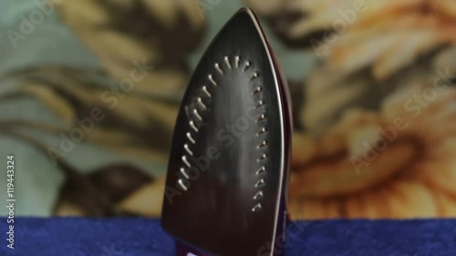 Touching a hot iron