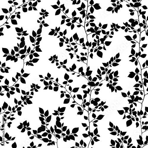 branches seamless pattern