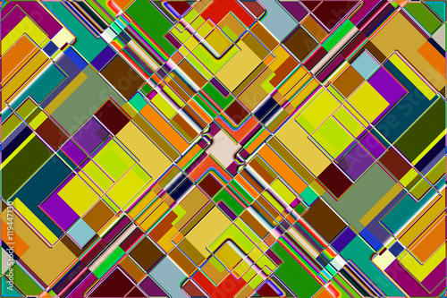 Yellow Patterned Background