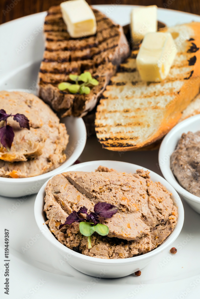 Pate and sandwiches Pate and sandwiches