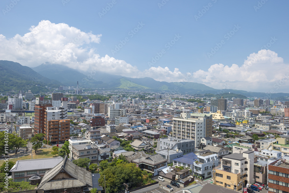 別府市の街並み