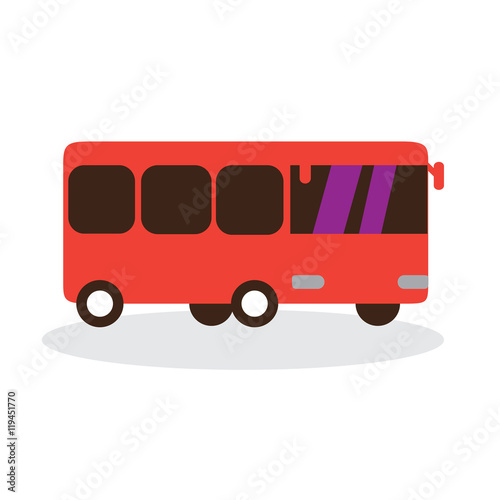 bus flat design
