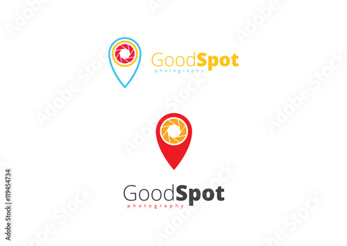 Good spot photography logo and icon template