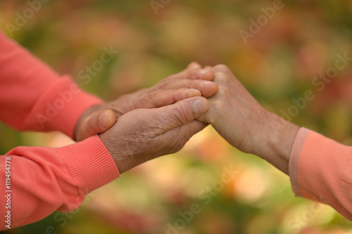 Couple of hands together © aletia2011