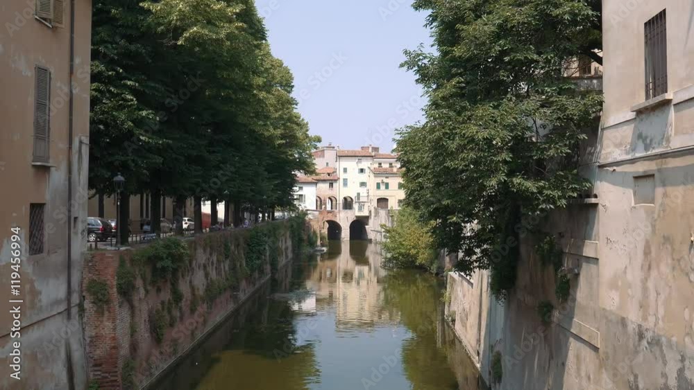 Long shot of Rio Sottoriva River in Mantua
Long shot of Rio Sottoriva River in Mantua