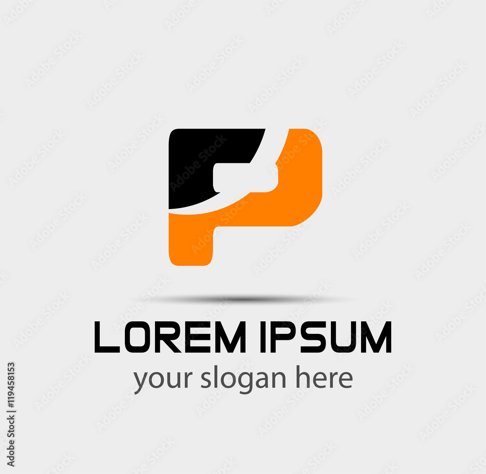 Abstract letter P icon
Abstract letter P icon