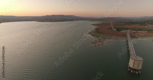 Wallpaper Mural Aerial view of a lake in Sicily Torontodigital.ca