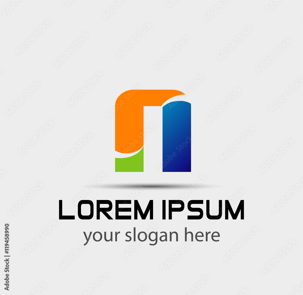 Letter n logo icon design template elements
Letter n logo icon design template elements