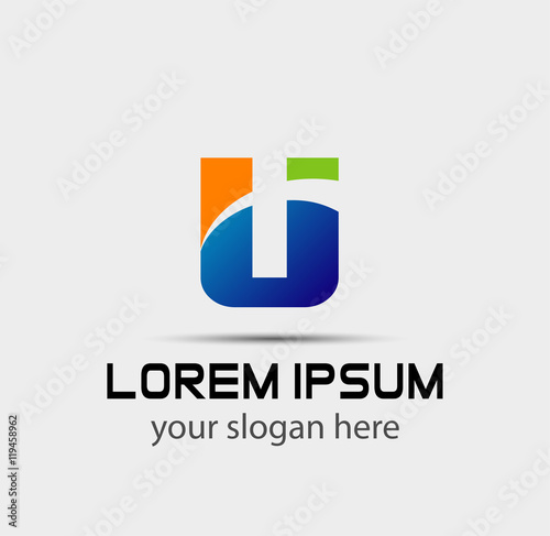 Free Download Letter u logo icon design template elements
 - GFXLoad