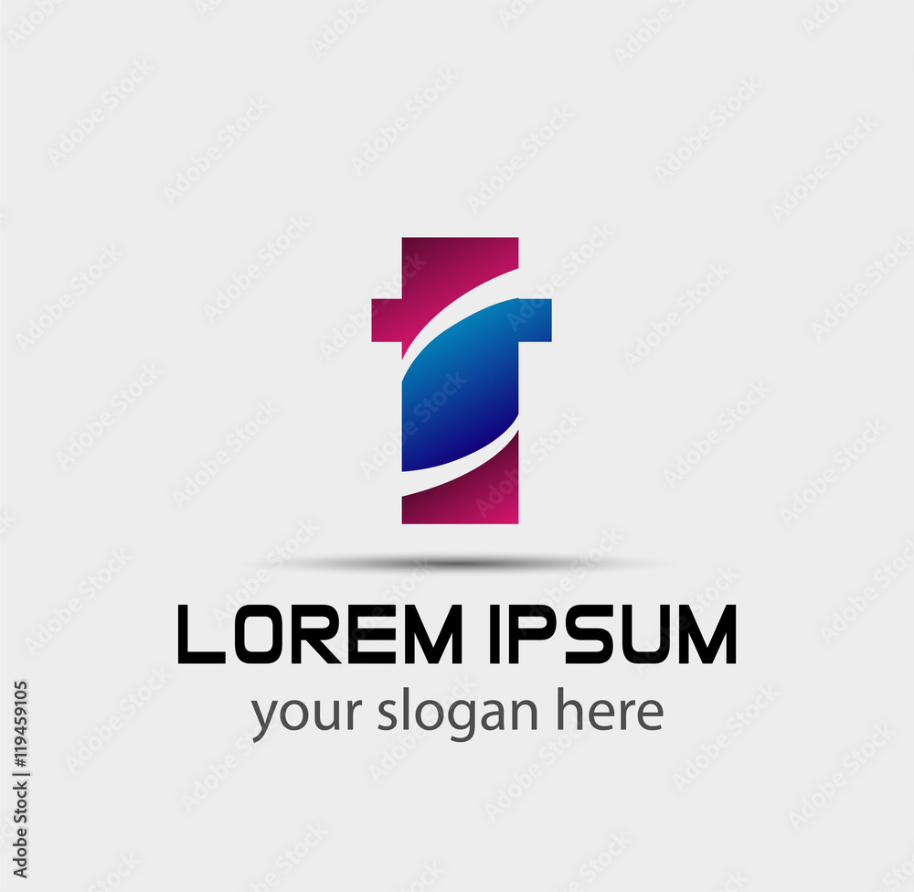 Letter T logo icon design template elements
Letter T logo icon design template elements