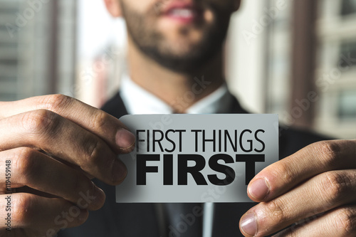 Φωτογραφία First Things First