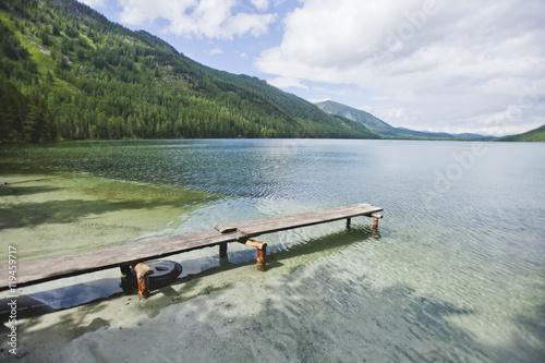 Multinskiye lake, Altai landscape photo