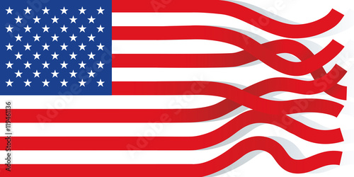 Drapeau Americain - original