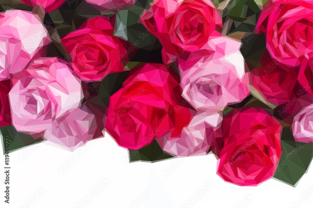 Fototapeta premium pink flowers close up