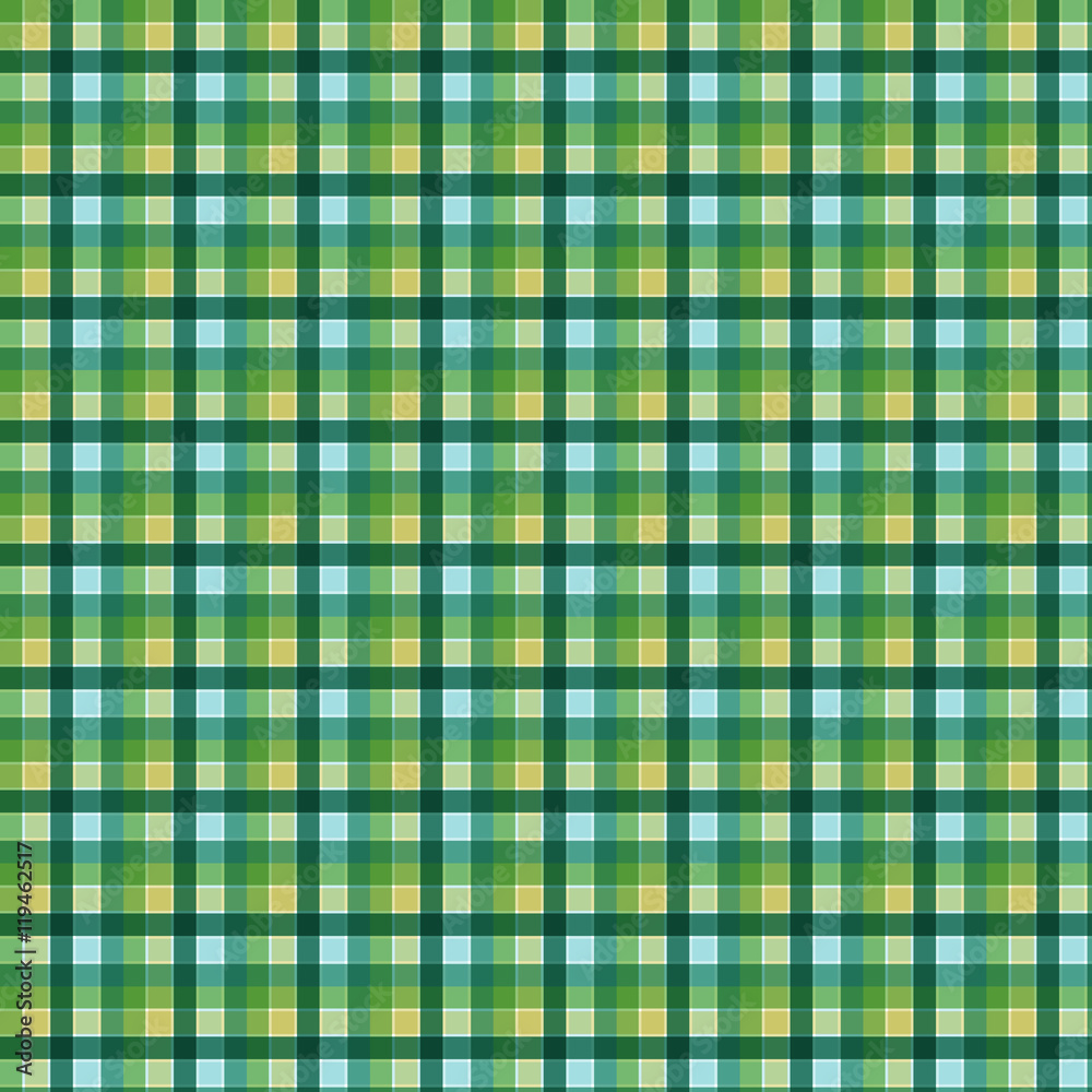 textile plaid background in green, cyan, yellow textile plaid background in green, cyan, yellow
