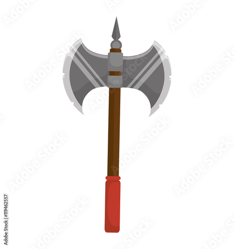 battle axe medieval weapon