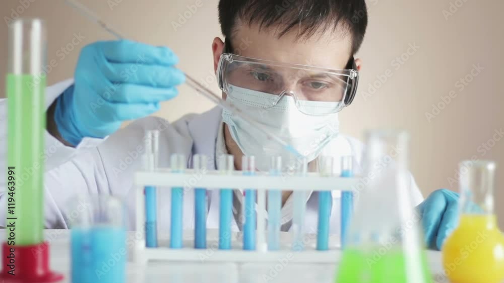 Laboratory Assistant Adds a Reactant Laboratory Assistant Adds a Reactant