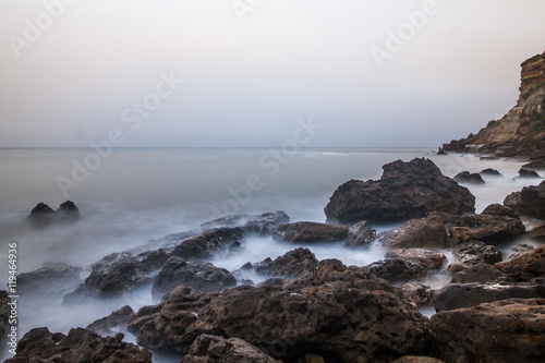 Rocky beach near Lisbon