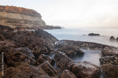 Rocky beach near Lisbon