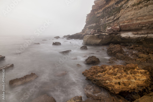 Rocky beach near Lisbon