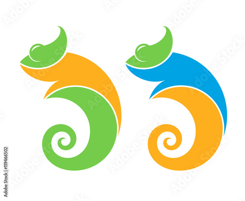 Chameleon. Logo