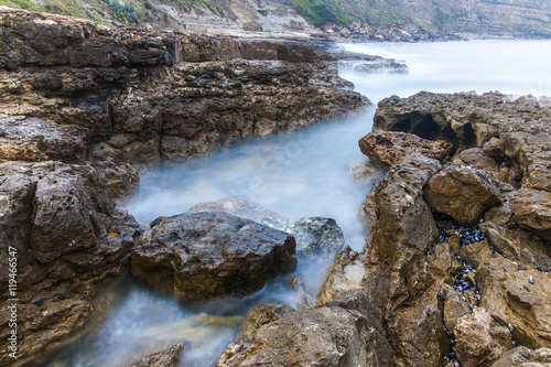 Rocky beach near Lisbon