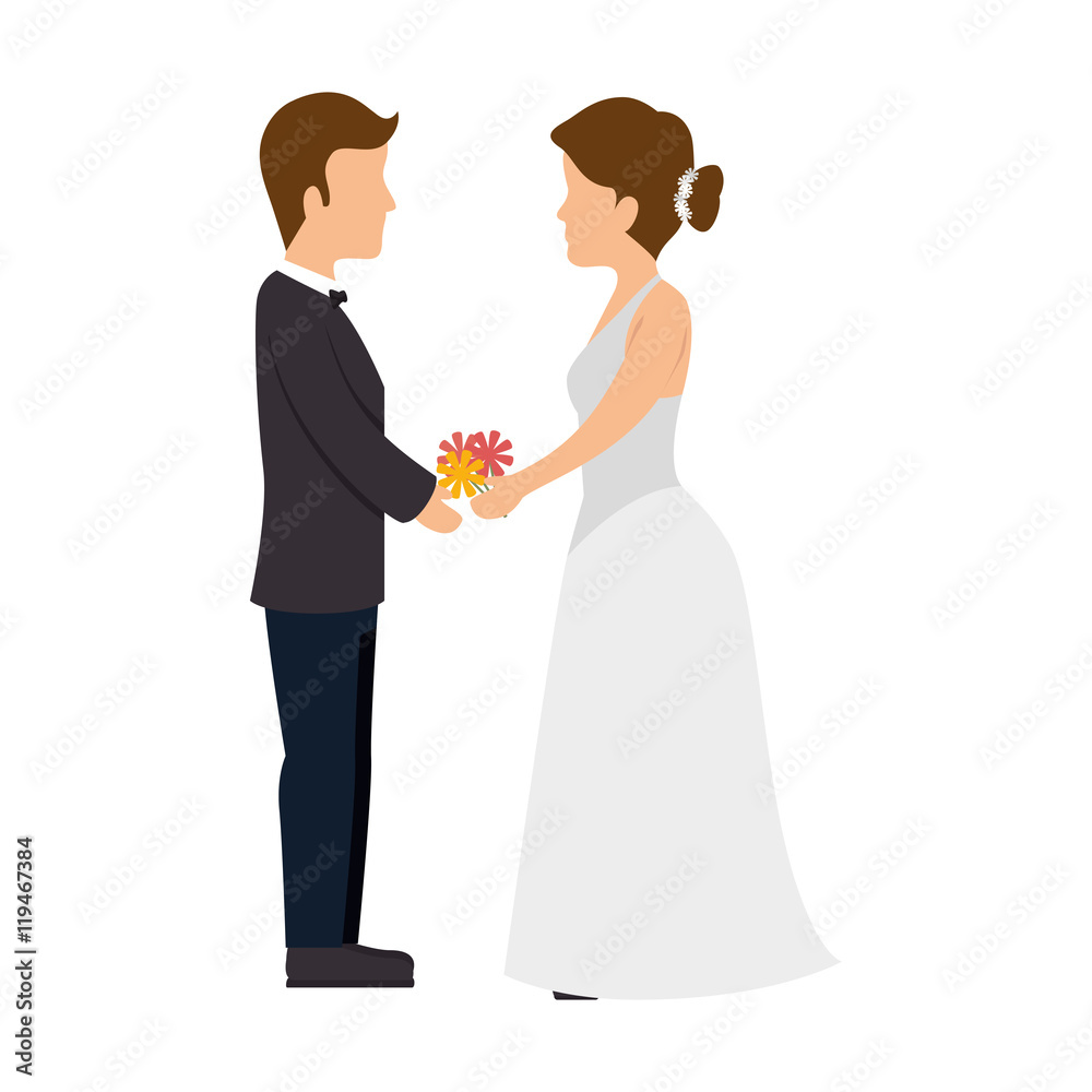 just married man and woman couple just married man and woman couple