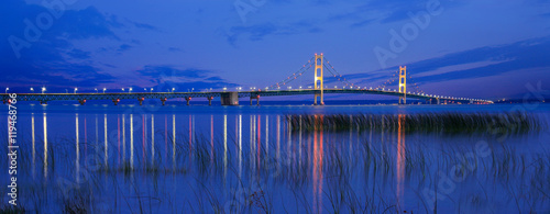 Mackinac Bridge in Twilight