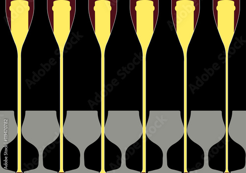 Background Bottle Ilustration
