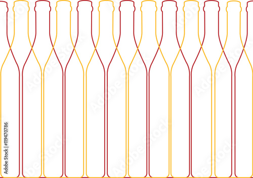 Background Bottle Ilustration vector