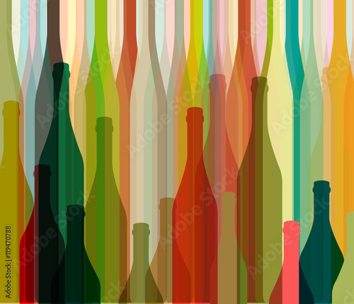 Background Bottle vector