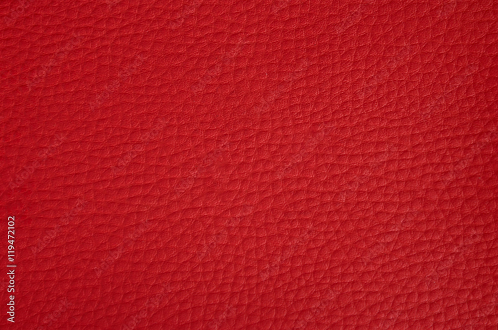 Closeup of red leather background Closeup of red leather background