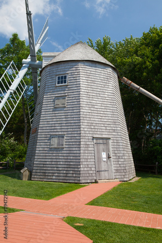 The Judah Baker Windmill  in South Yarmouth, USA photo